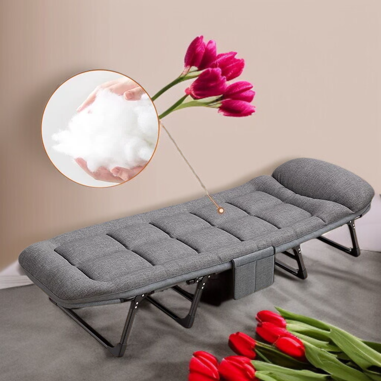 휴대용 접이식 리클라이너 다용도 점심 접이식 리클라이너 사무실 네발 조절 미국식 접이식 리클라이너