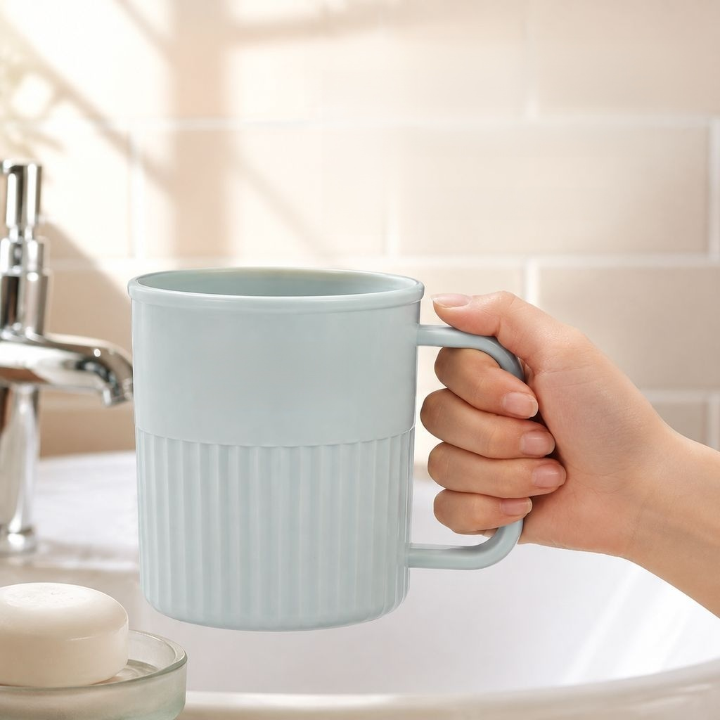 Creative Two-Tone Toothbrush Cup