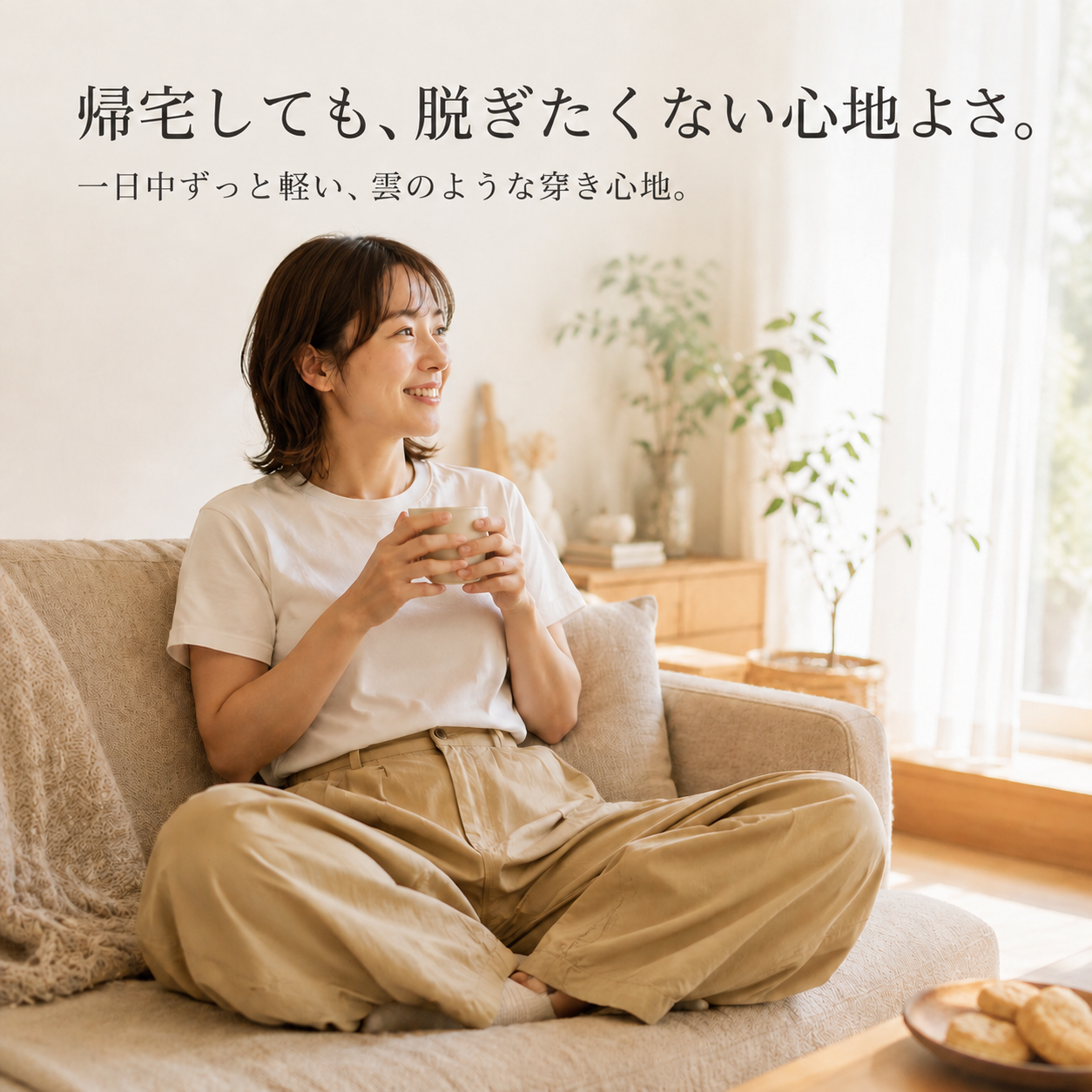 日本風レトロバルーンシルエットカジュアルパンツ