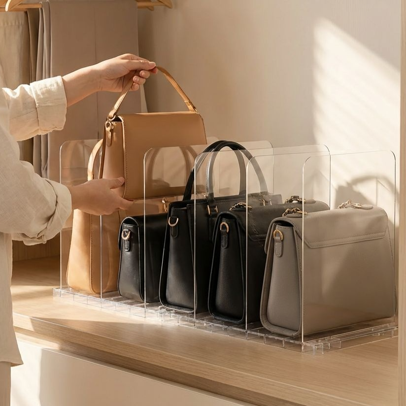 Aufbewahrungsfächer für Haushaltstaschen