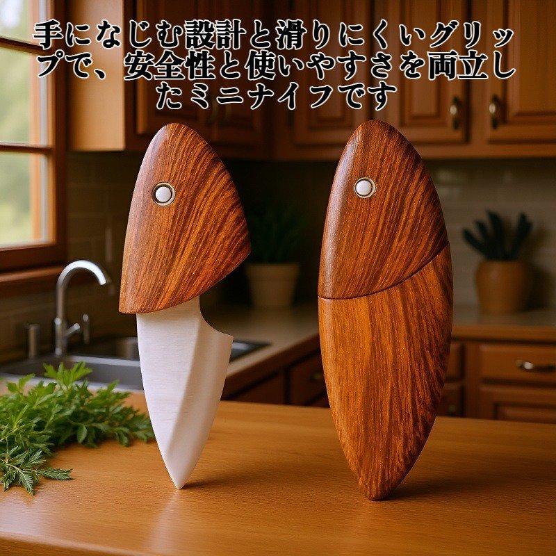 厚みのあるミニナイフ