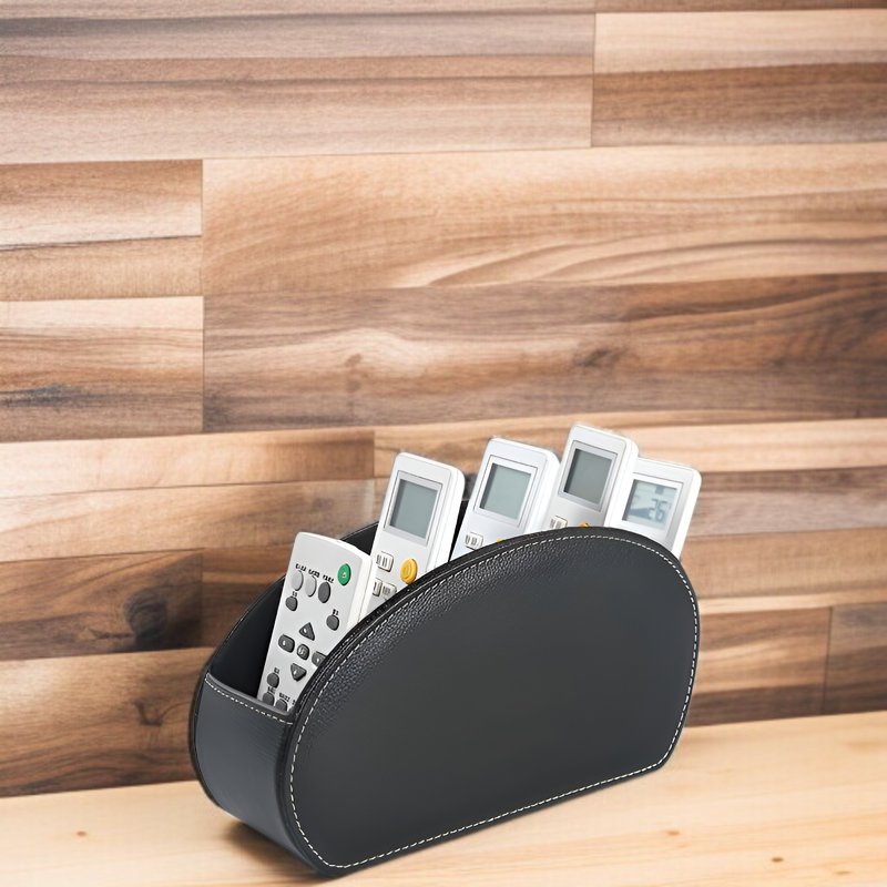 ブラックライチ柄事務用品収納リモコン収納ボックスPU化粧品収納ボックス