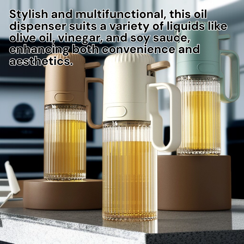 Glass Spray Oil Dispenser Kitchen Oil Control Air Fryer Oil Bottle