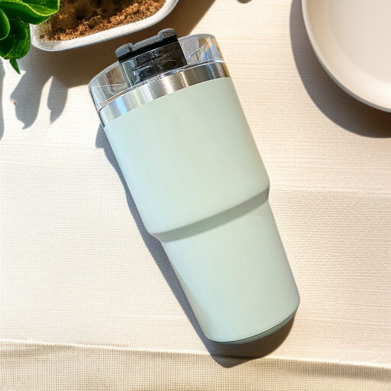 Duży kubek termiczny z rurką dla kobiet