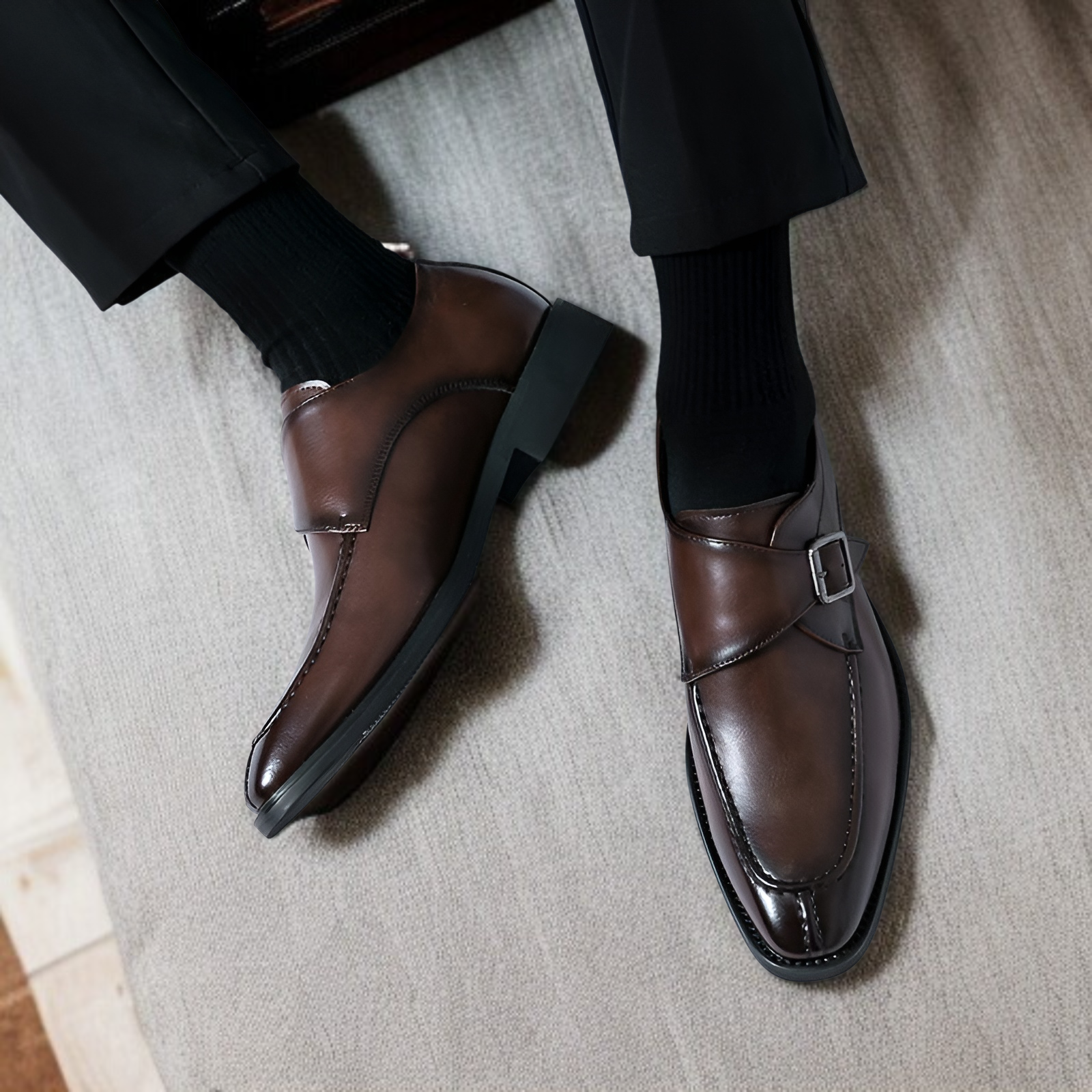 大きいサイズ メンズ カジュアル ファッション ダービーシューズ 英国風 ファッション スリッポン レザーシューズ ビジネス フォーマル 身長アップ シューズ