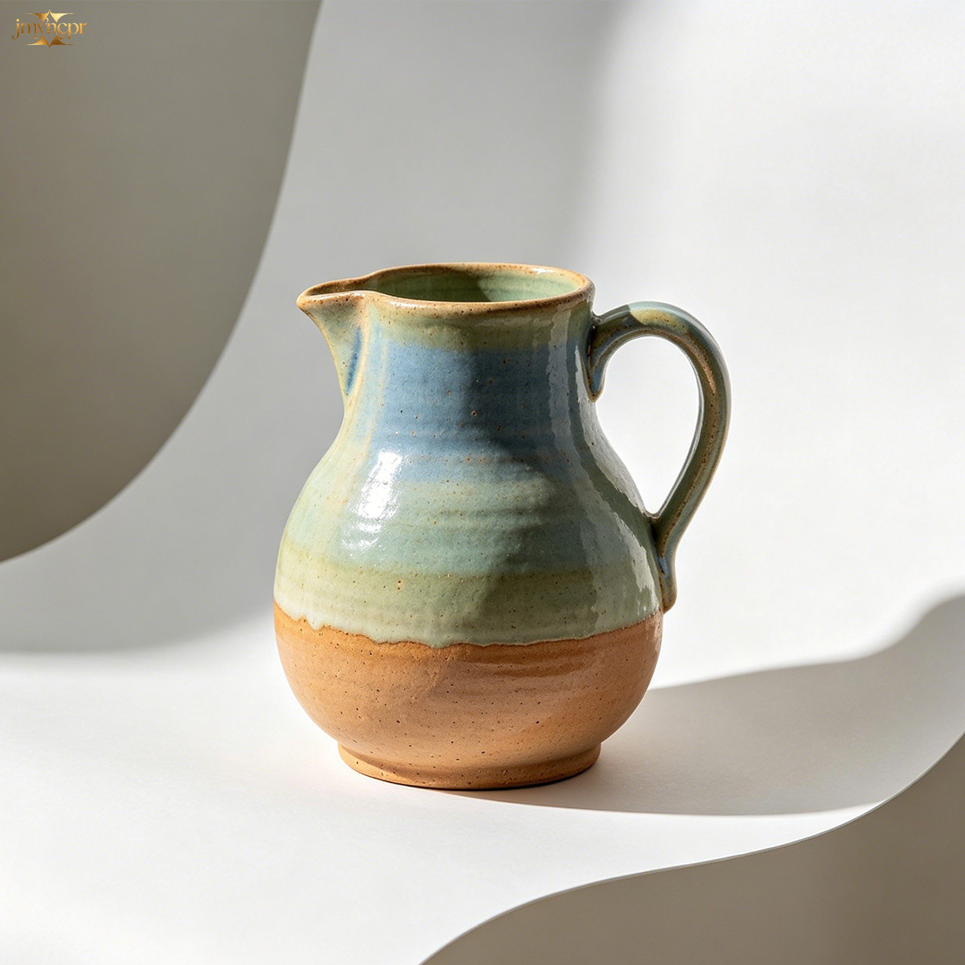 Handmade Coarse Pottery Water Pitchers (Set of 3)