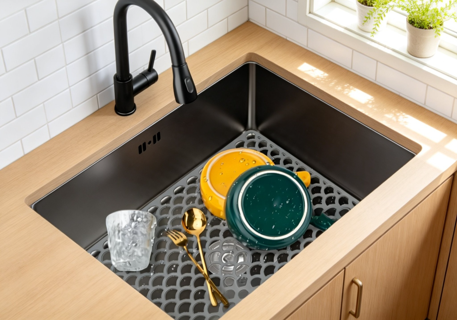Silikonmatte für Spülbecken – leicht zu reinigen