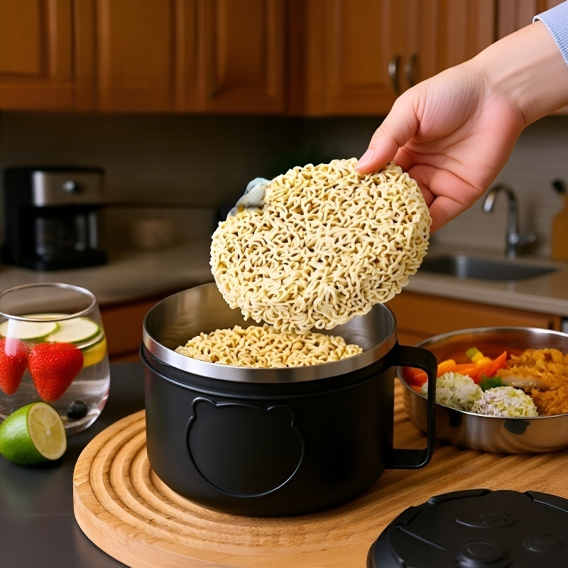 Taza de comida rápida de acero inoxidable