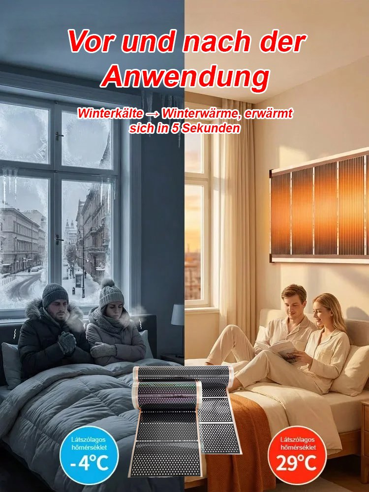 Wandheizung aus wabenförmigem Graphen-Ferninfrarot-Kohlenstoffkristall