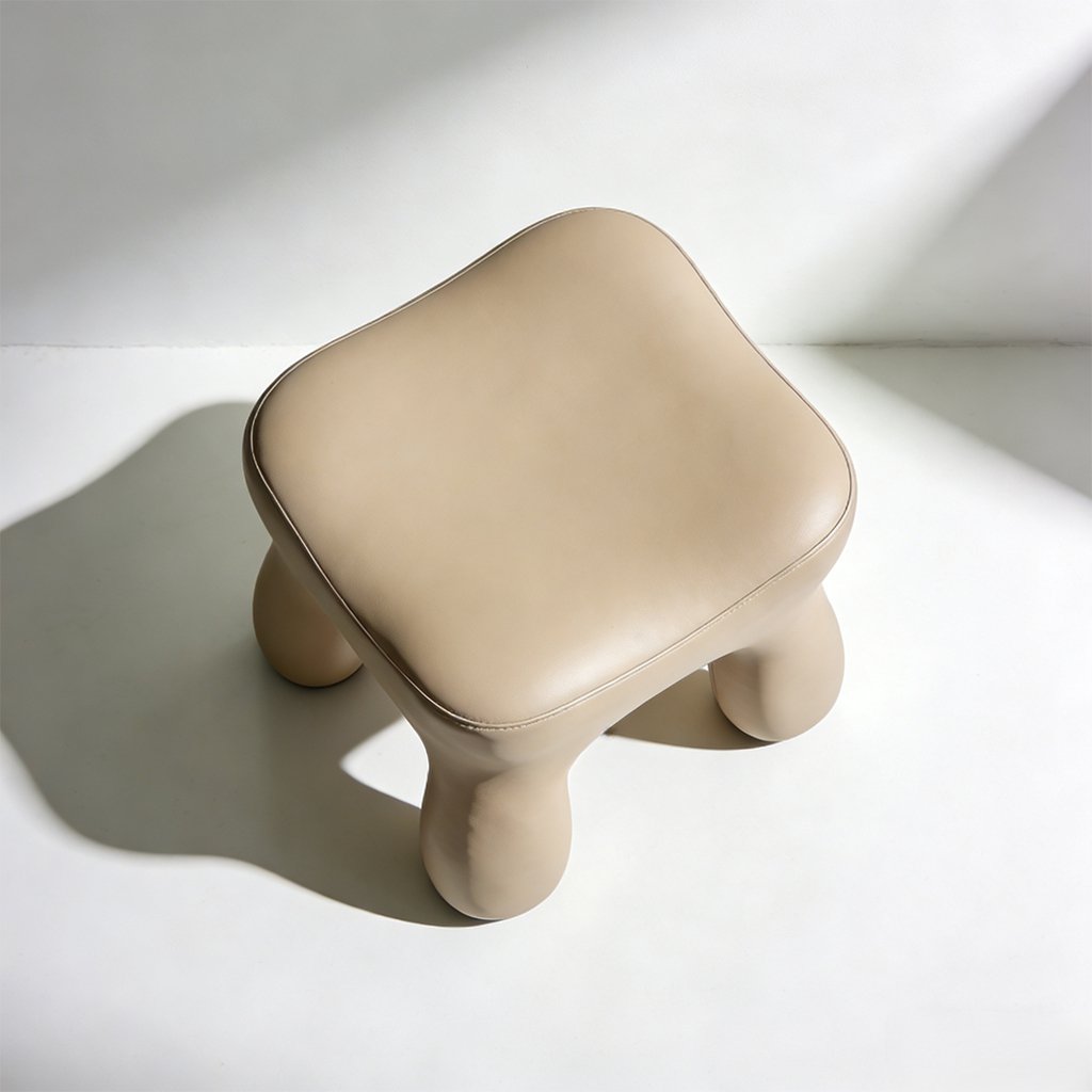 家庭用レザー小椅子