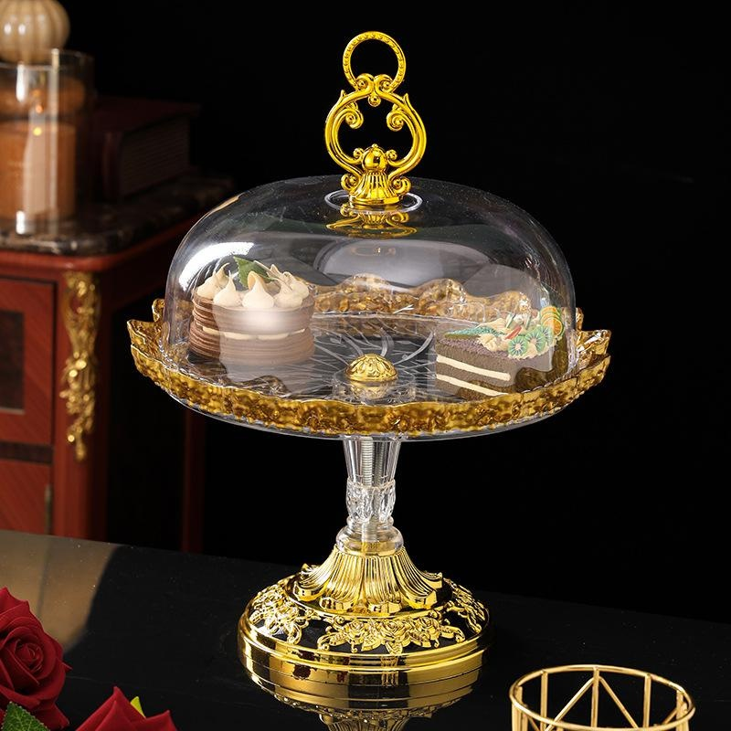 Golden Baking and Cake Plates