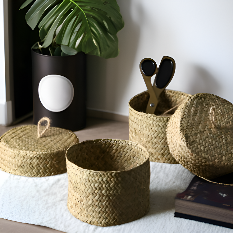 해조류 수공예 웨딩 소형 선물 상자 캔디 상자 기념품 데스크탑 수납 상자