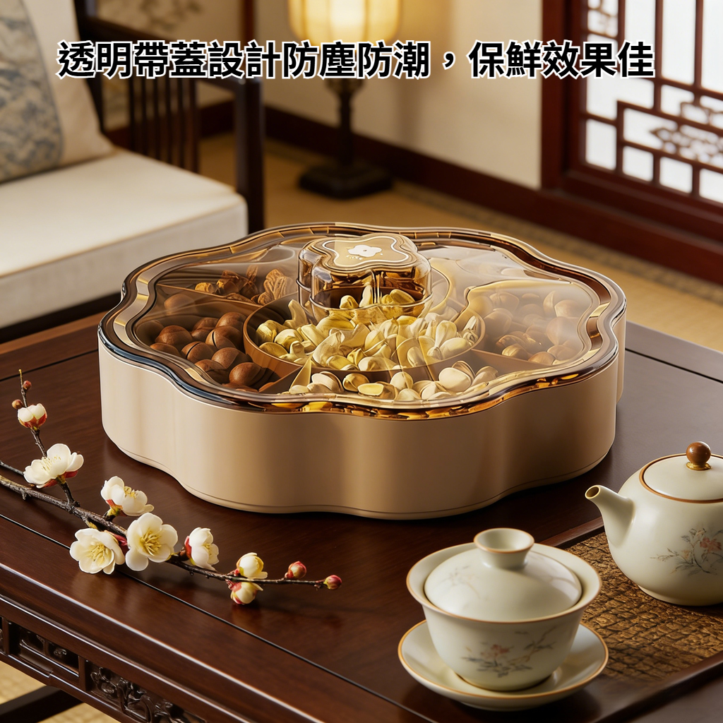 多功能五分格果乾盤