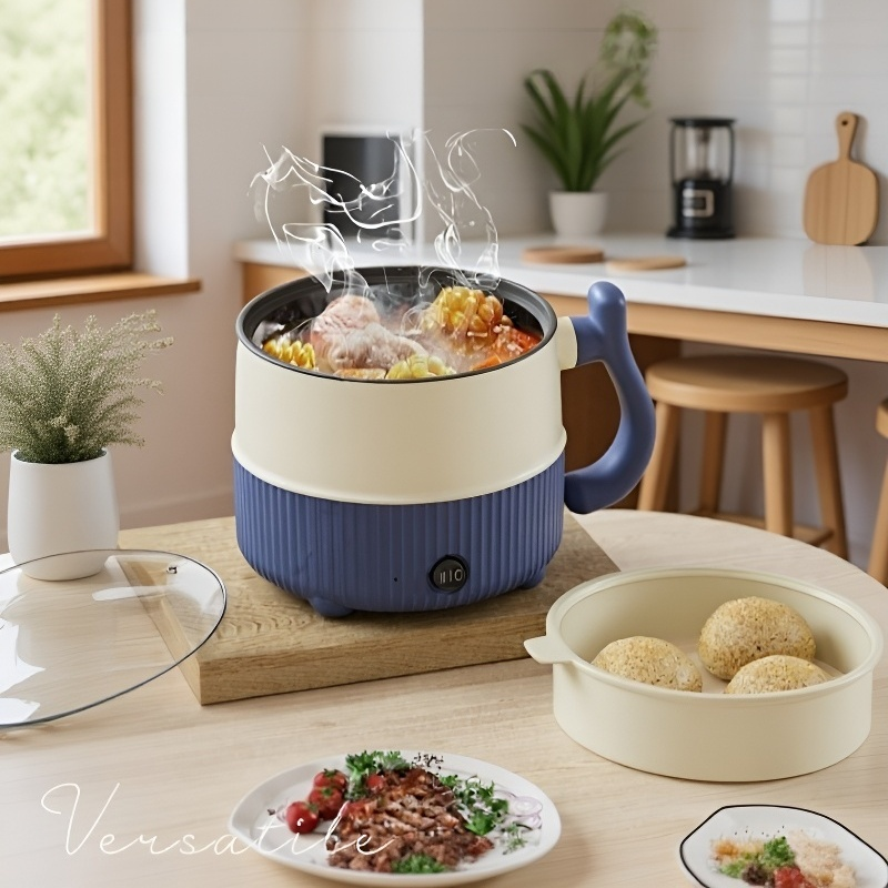 다용도 미니 전기 냄비 작은 전기 냄비 학생 다용도 전기 냄비 끈적임 없음