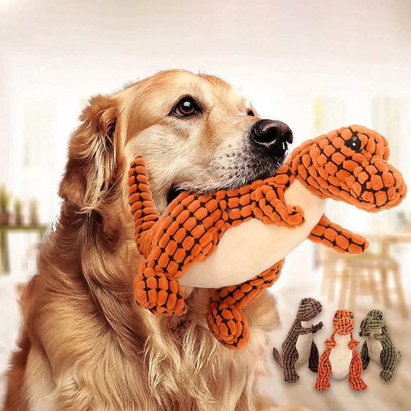 견고한 공룡 개 장난감