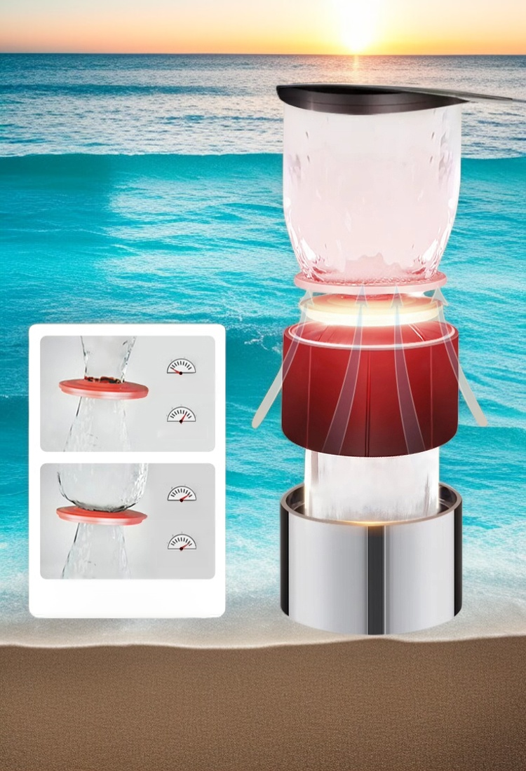  ก๊อกน้ำควบคุมอุณหภูมิสามสีหมุนได้ 720°