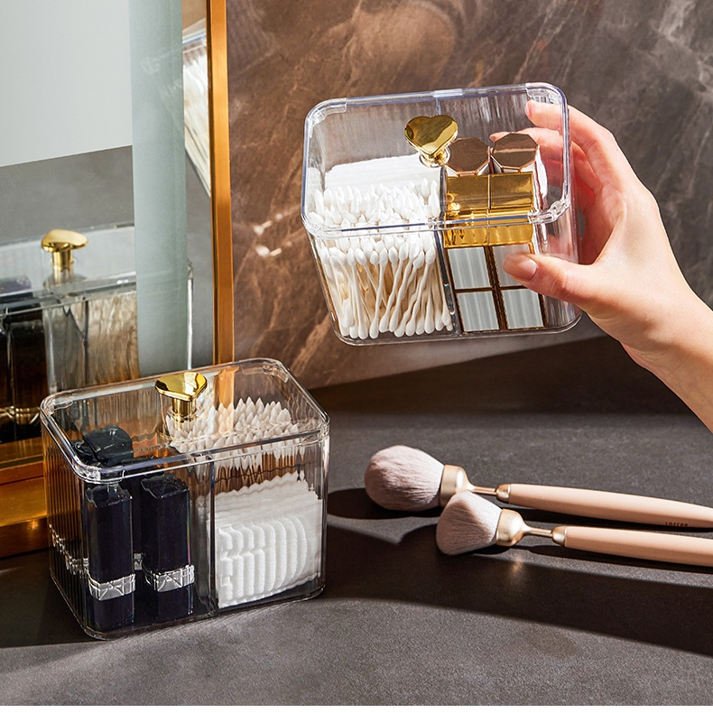 Caja organizadora de cosméticos multifuncional