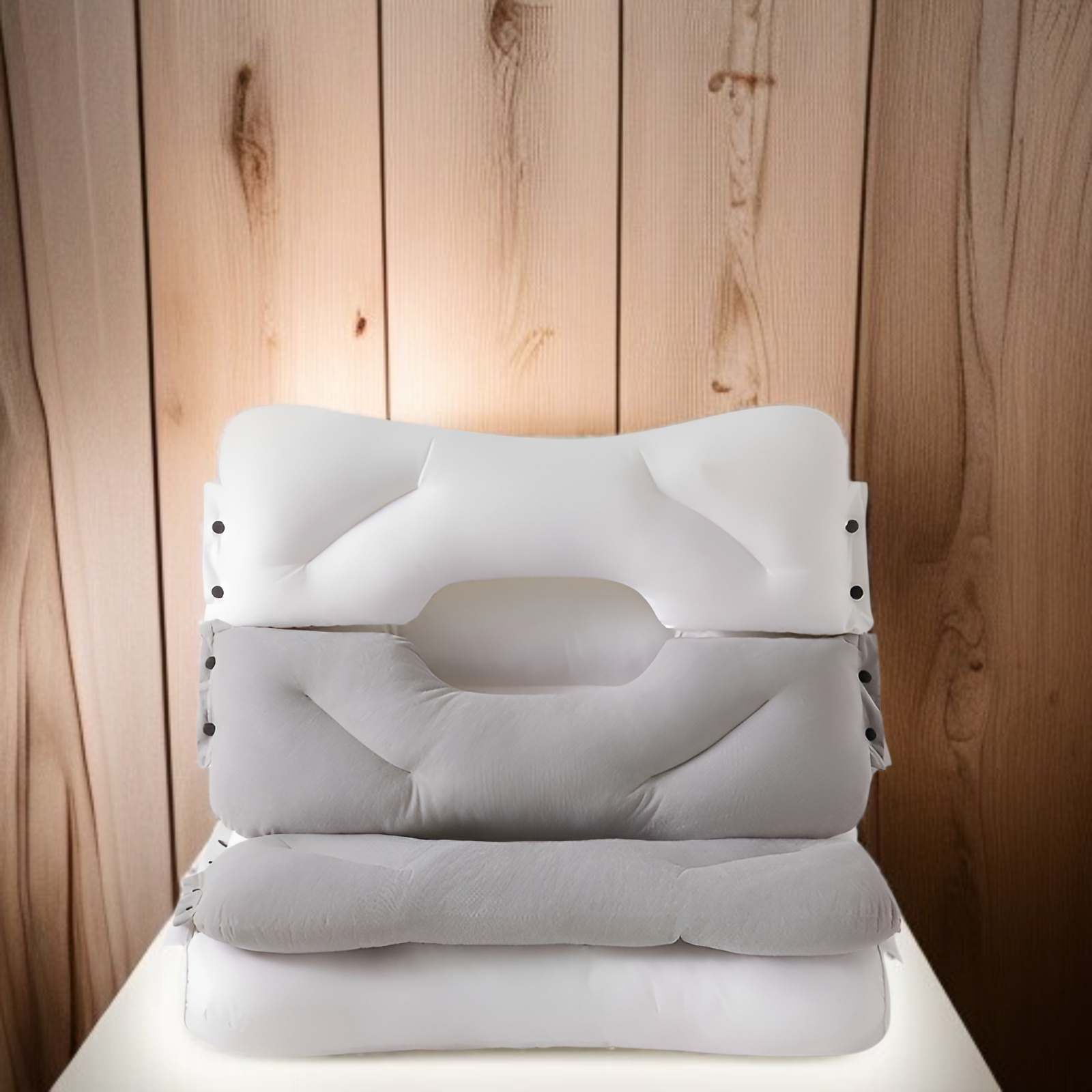 二層式、3in1取り外し可能な枕芯、大人用ネックサポート、家庭用、ダウン/フェザー枕芯