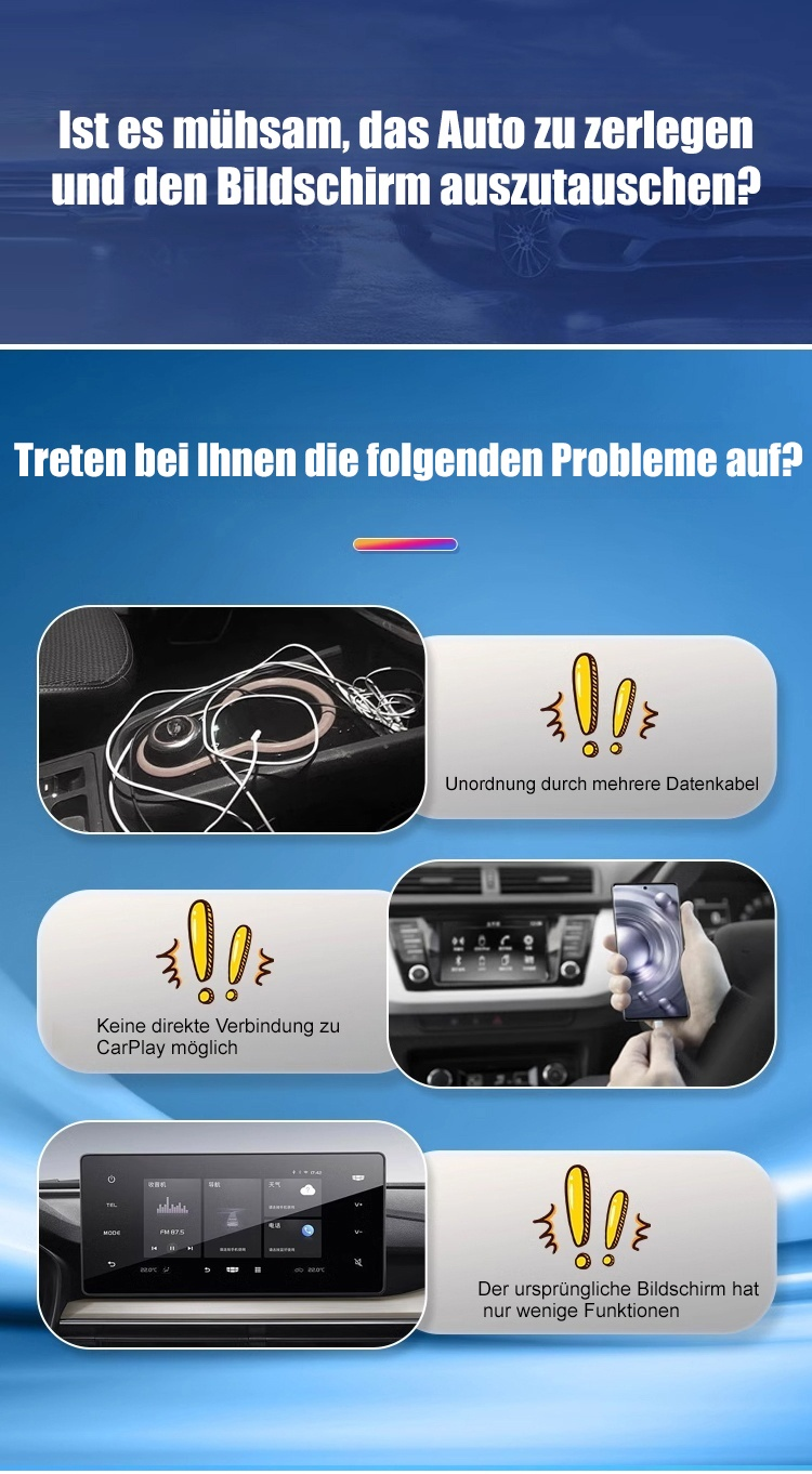 Intelligente Fahrzeug-Konnektivitätsbox im Auto installiert