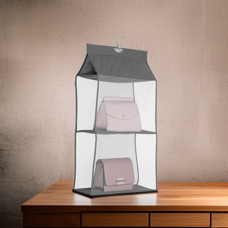 多層バッグ収納ハンギングバッグ