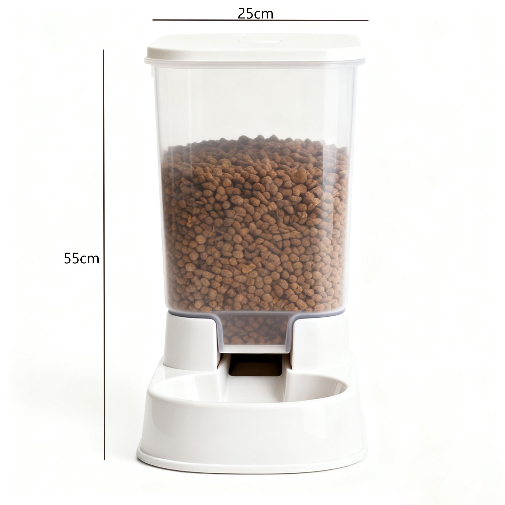 Automatické krmítko s naplněnými granulemi