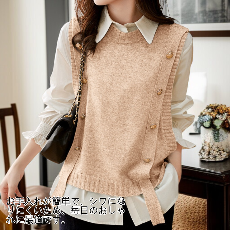 シンプルデザインのレディースシャツ