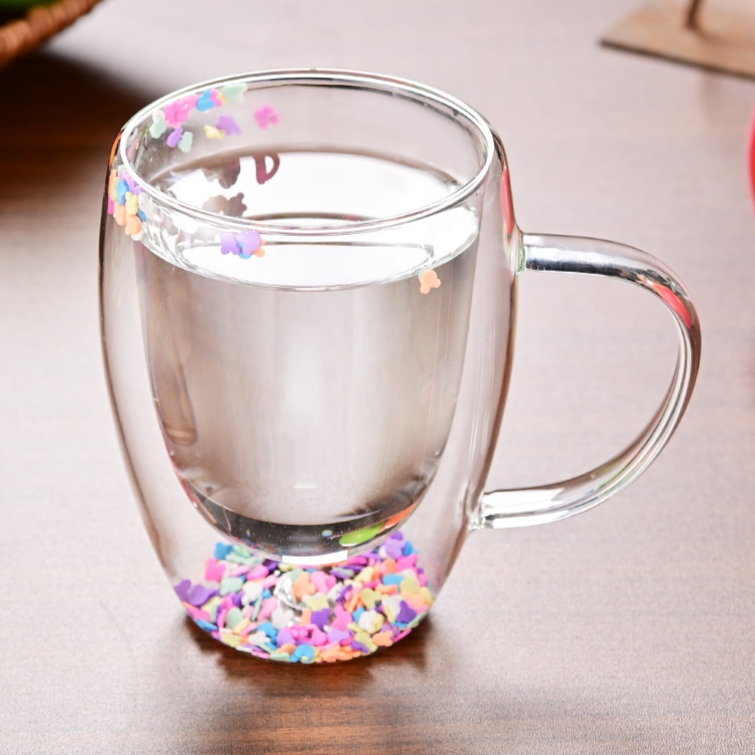 家用高硼硅玻璃雙層隔熱咖啡杯