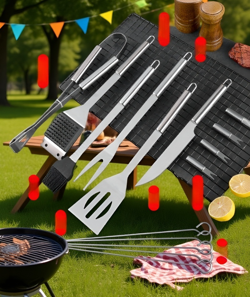 便利な収納ケース付きBBQセット