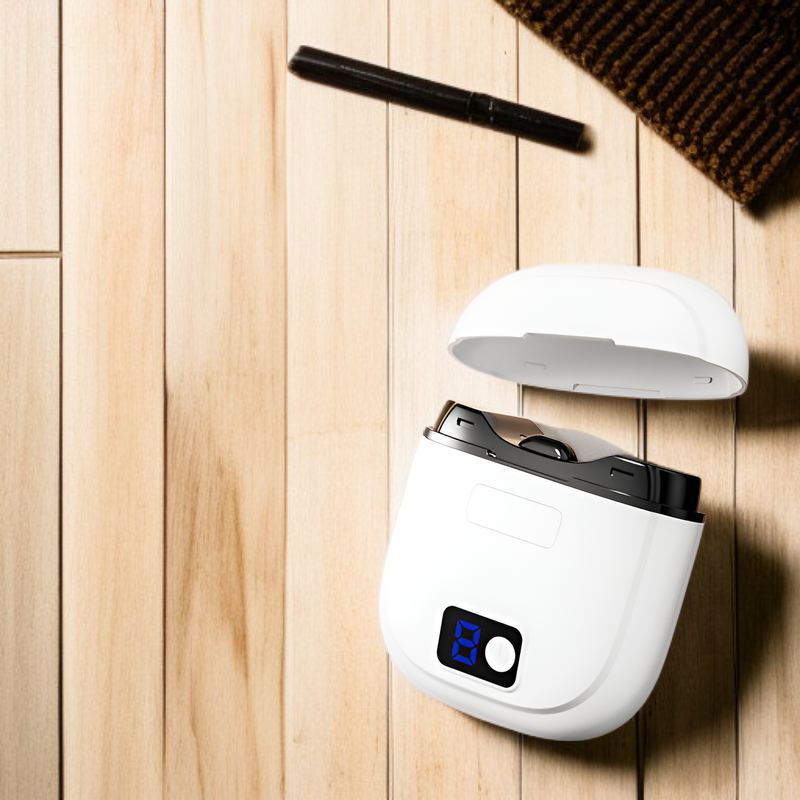 Lima de uñas automática recargable por Type-C con caja recolectora y diseño ultraligero