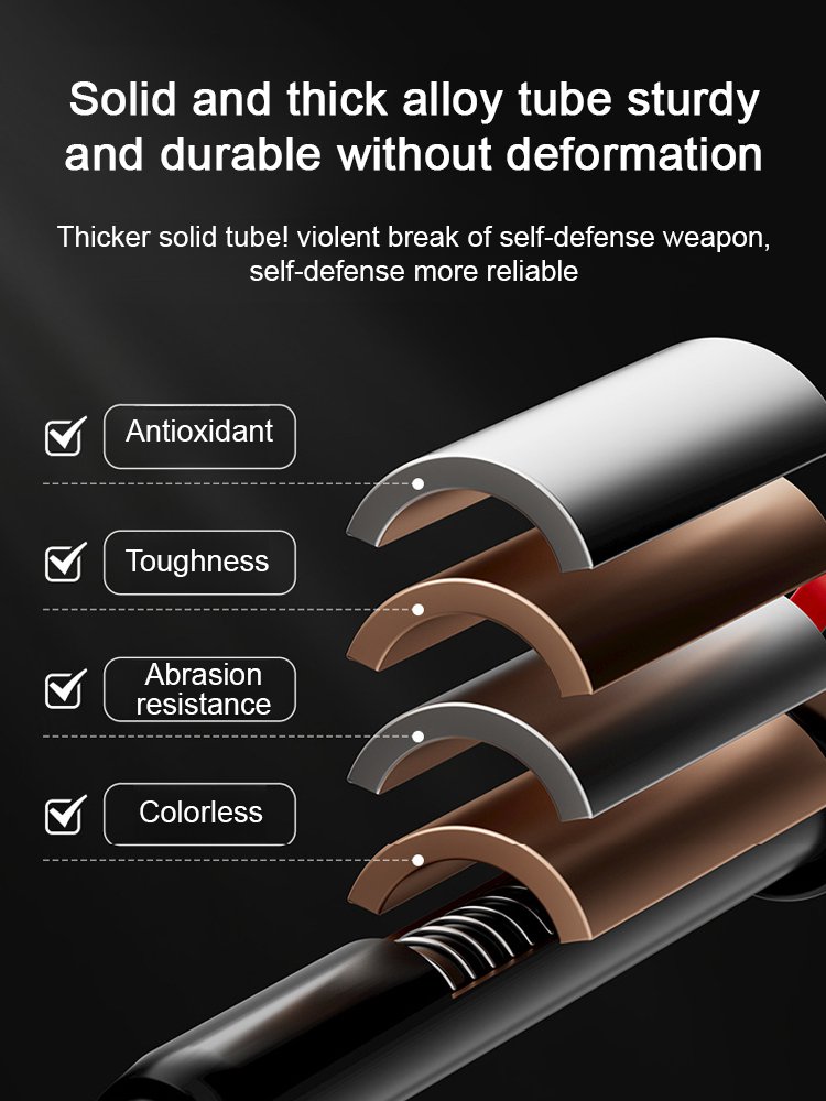  Automatic Telescopic Self-Defense Stick & Trekking Pole