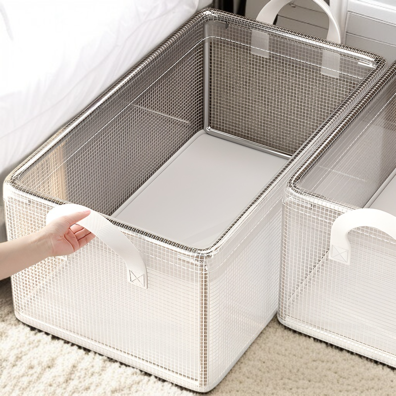 8-pack clothes storage box home clothes and pants storage box wardrobe layered storage artifact stor