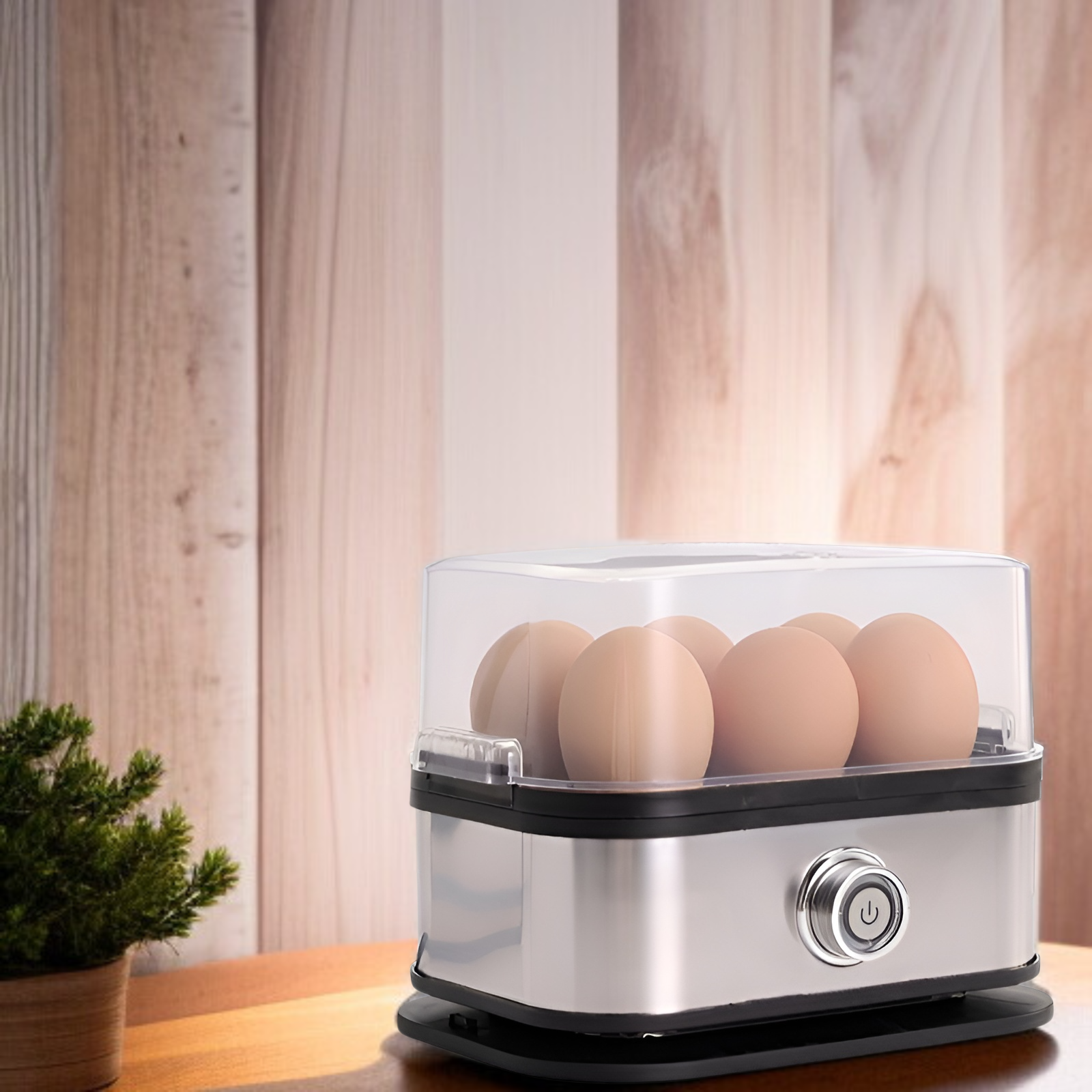 ステンレス製多機能エッグクッカー