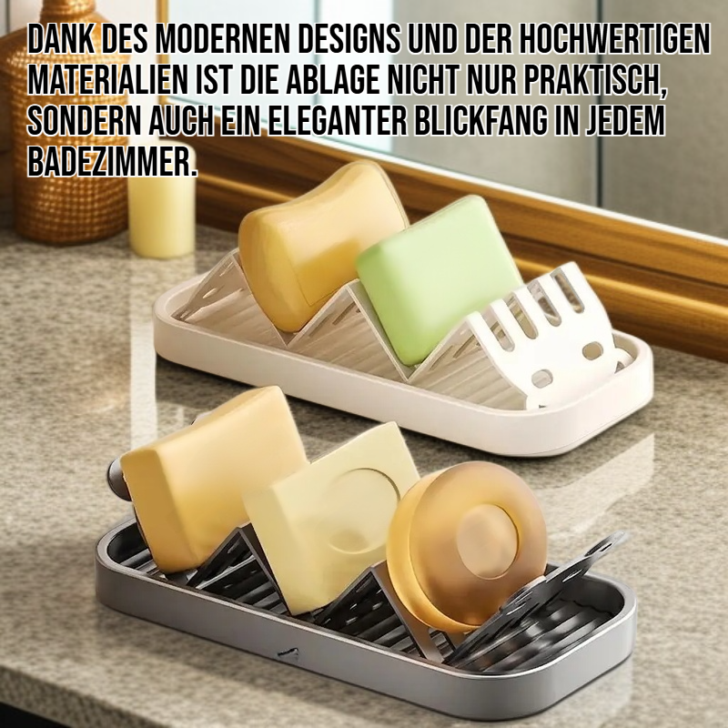 Seifenablage mit Abtropffunktion