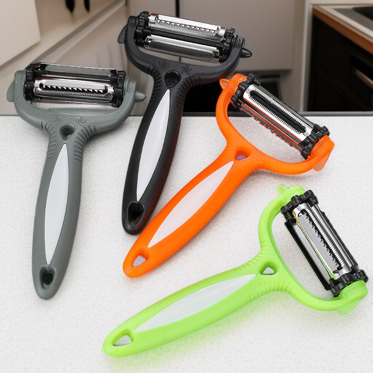 Gemüseschäler mit Rotationsfunktion