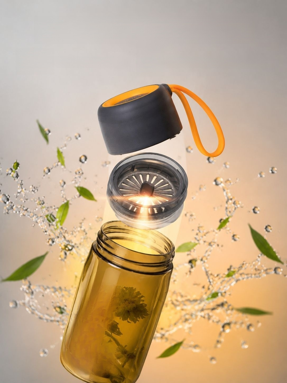 Sport Portable Summer Plastic Cup with anti-fall design