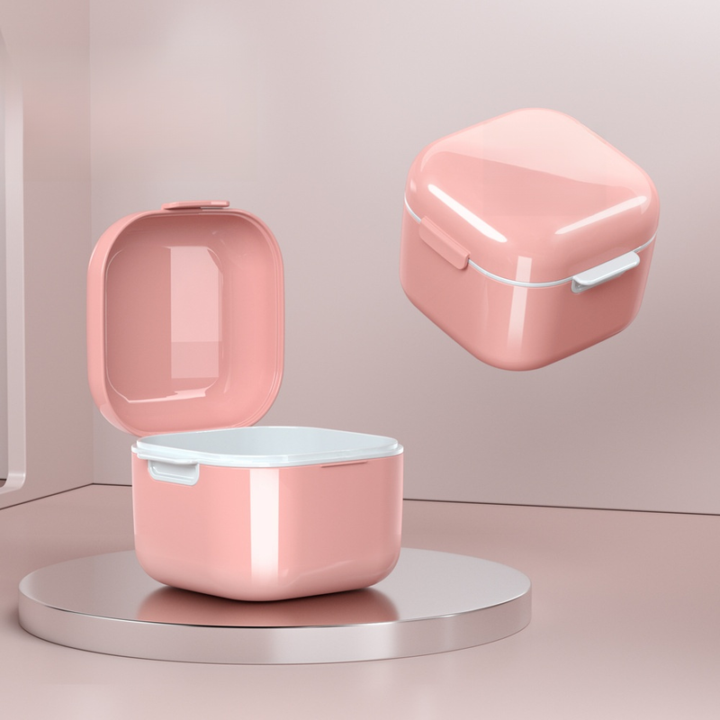 Travel Aligner Case Portable Retainer Storage Box Orthodontic Container