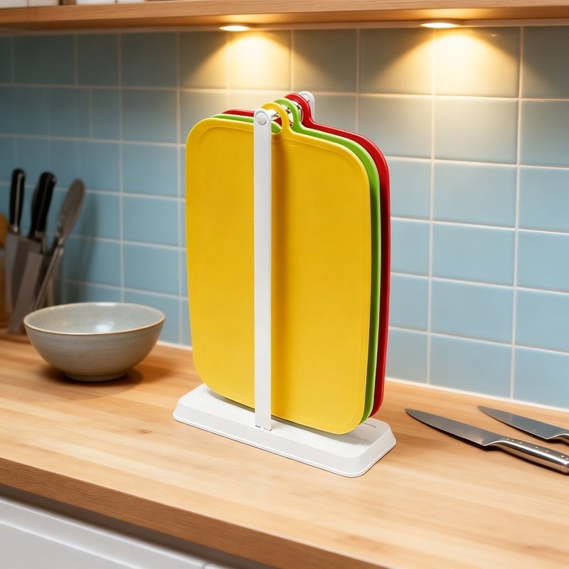 طقم لوح تقطيع وسكاكين للفواكه