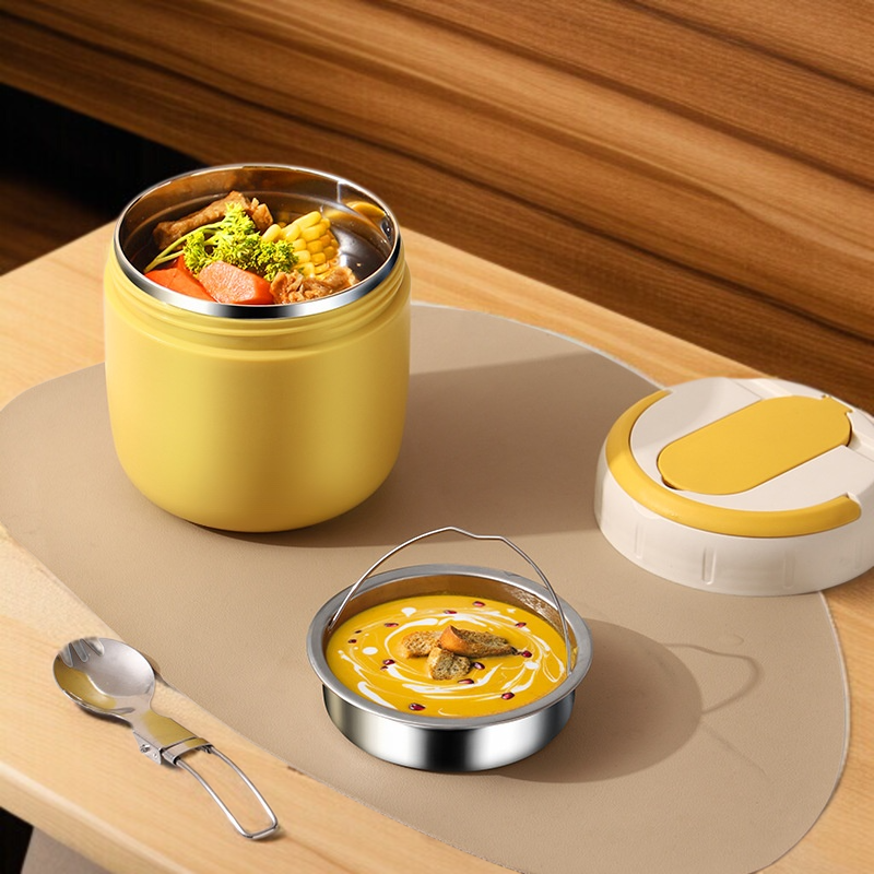 누수 방지 밀봉 이중 304 스테인리스강 보온통