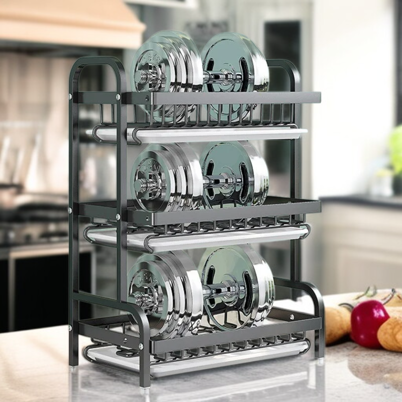 프리미엄 대형 주방 식기 건조대