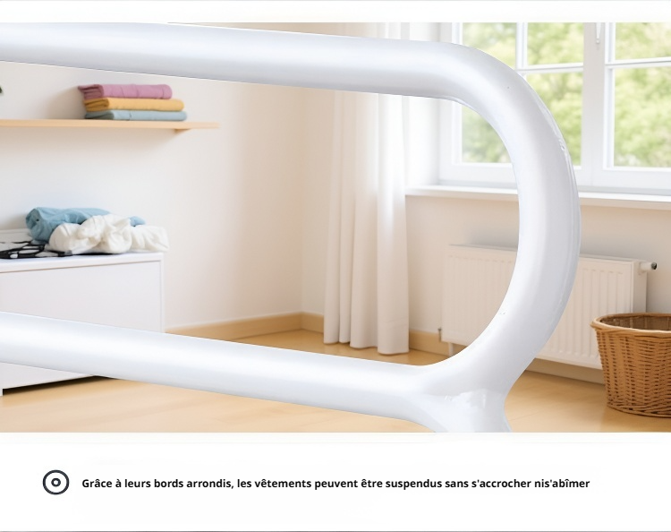 Séchoir à linge multifonction pour intérieur et extérieur