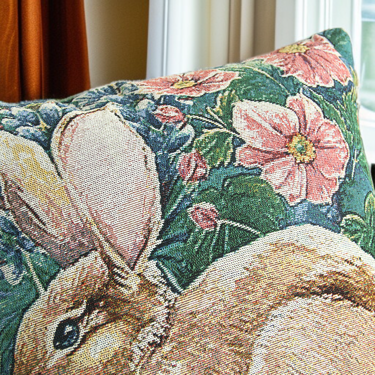 Zestaw dekoracyjny do domu: poduszka i poszewka żakardowa