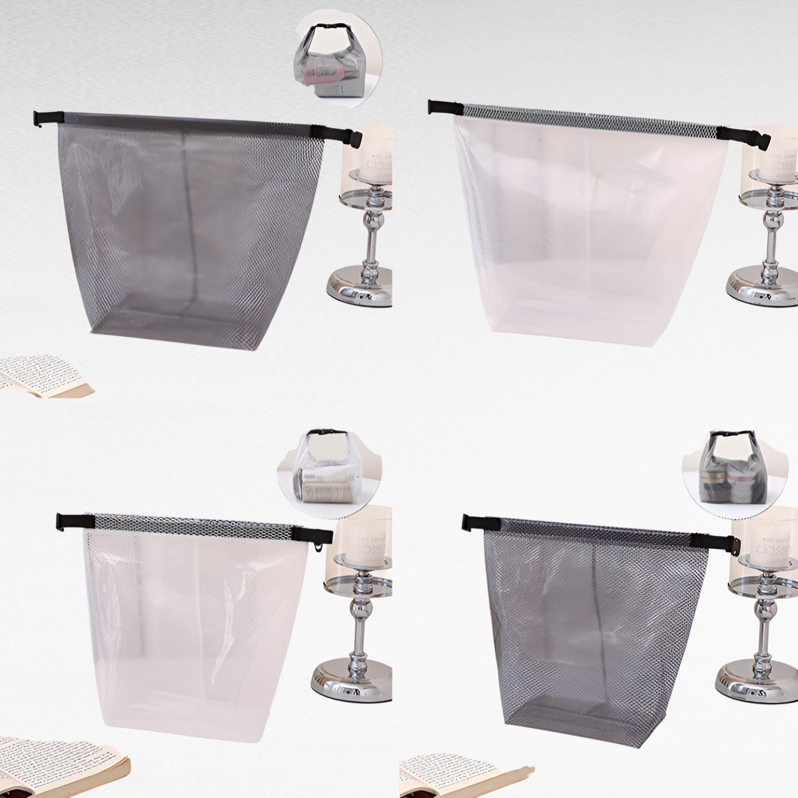 Large Capacity Waterproof Spa Bag / Tote Makeup Bag