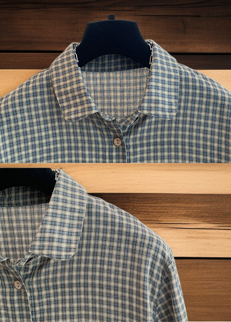 편안한 착용감의 긴팔 남성 셔츠