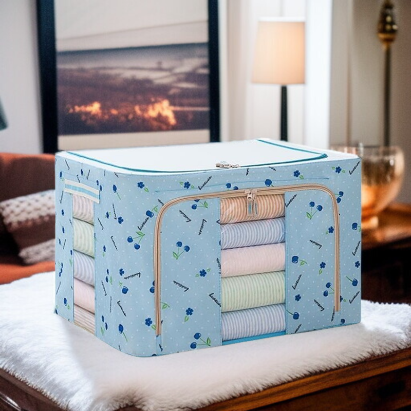 가정용 수납함 접이식 백납장 의류 정리함 이불 수납함 가정용 옷장 수납