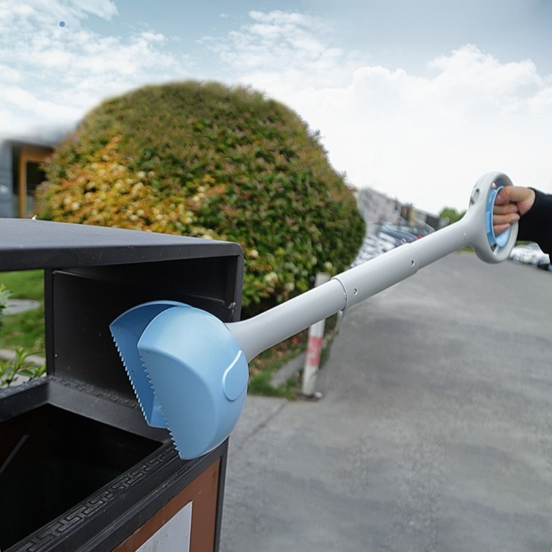 Portable pet poop removal tool