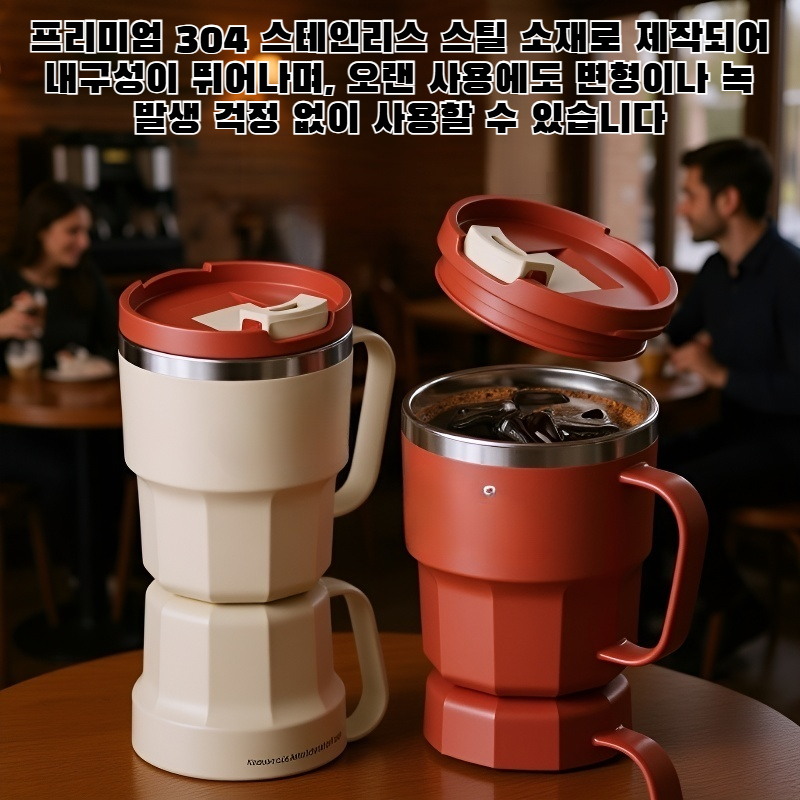 304 스테인리스 스틸 이중벽 머그