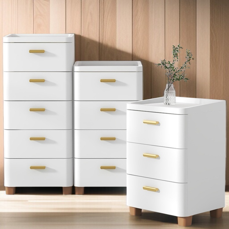 Wielowarstwowa szafka z szufladami do salonu, domowa szafka na szczeliny