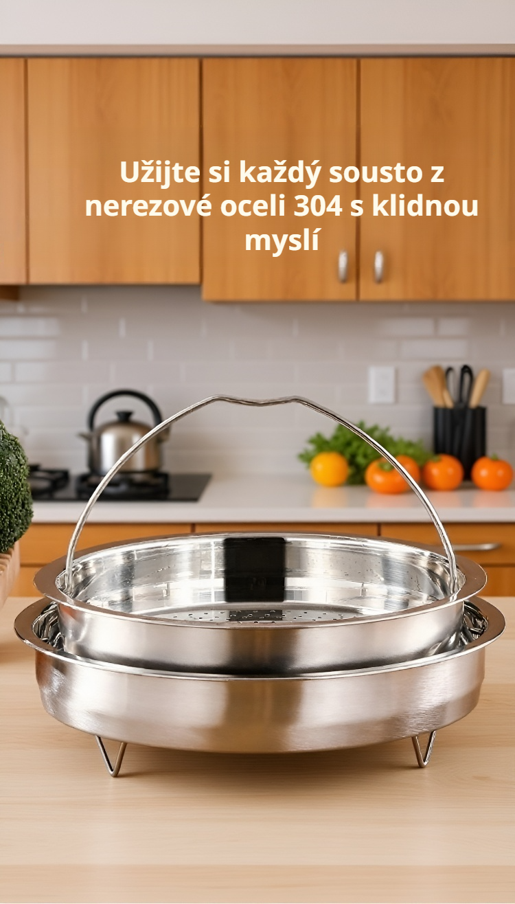 Kvalitní kuchyňský napařovací podnos JMY-304