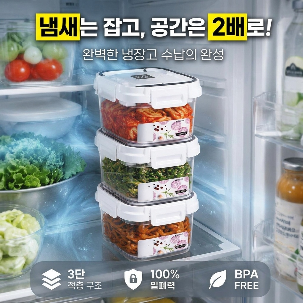 방습 밀폐 곡물 보관용기 가정용 냉장고 저장함