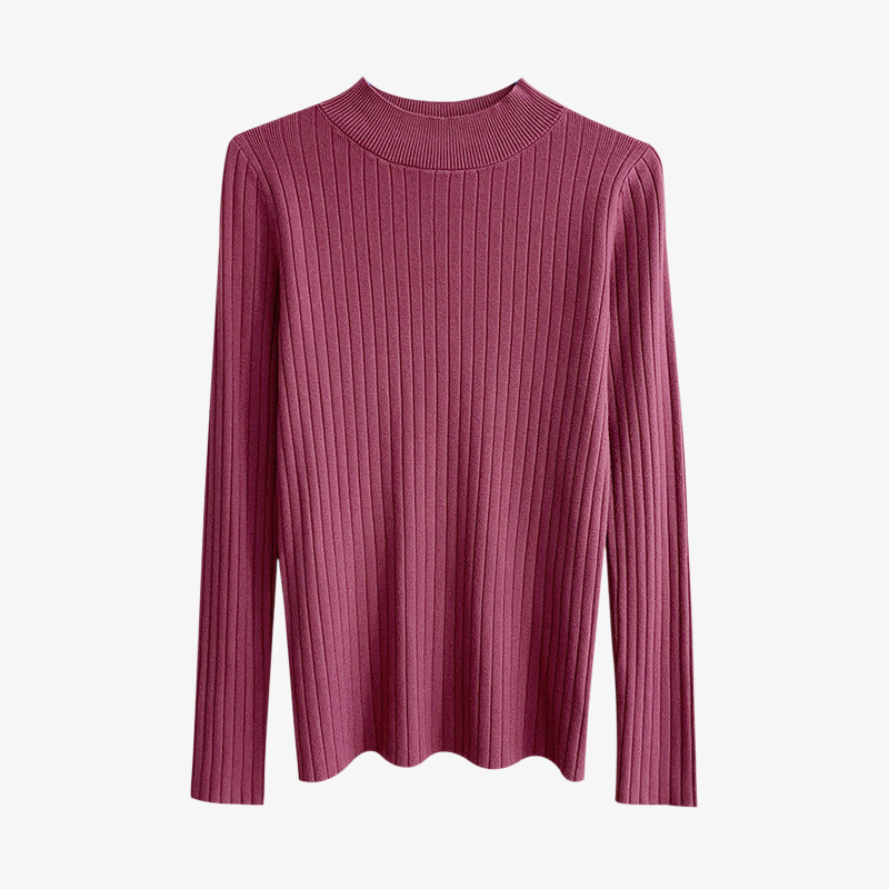 レディースセーター女性ハーフハイネックニットセーターアウター長袖トップススーツボトムシャツスリムインナーニットセーター女性ハーフハイネックアウタースリムニットセータートップススーツボトムシャツ